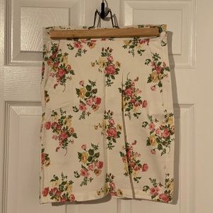 Jack wills flower print pencil skirt